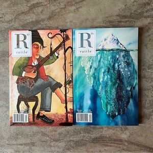 Rattle issue 85 & 86 new. Book binding.